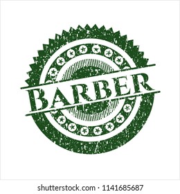 Green Barber distressed rubber texture