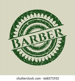 Green Barber distressed rubber texture