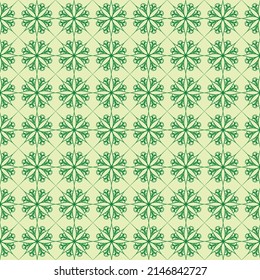 El fondo de batik verde es adecuado para las paredes de vestir y otros