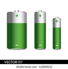 Green Battery set