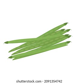Des haricots verts. Pots de haricots verts