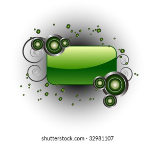 green beautiful banner