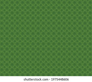Green Beautiful fabric pattern design, vector illustration
