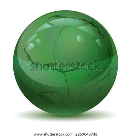 Green beautiful gemstone jade, jadeite, jasper, malachite buchina, magic element