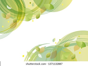 Green beautiful Japanese style pattern