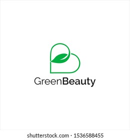 Green beauty spa logo design inspiration