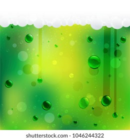 Green Beer background. Background for banners to st.Patrick's Day. Vector illustration.