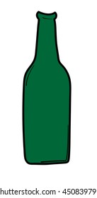 Green Beer Bottle