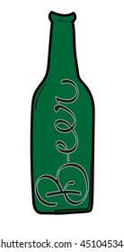 Green Beer Bottle