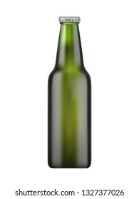 Green Beer bottle mockup 