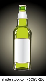 Green beer bottles