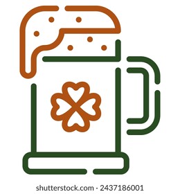 Green Beer icon for web, app, infographic, etc