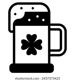 Green Beer icon for web, app, infographic, etc