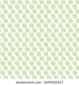 Green Beer Mug Pattern for Festive Events