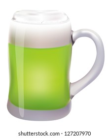 Green beer for St Patrick's Day