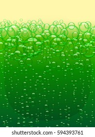 Green beer texture. Happy St Patricks Day. Vector background design element