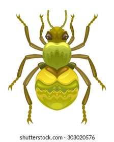 Green beetle