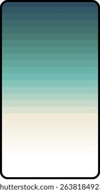 Green beige gradient eps with the rounded corner with the nice touch of step gradient.
