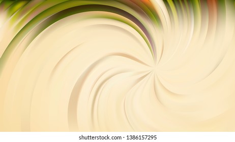 Green and Beige Spiral Background