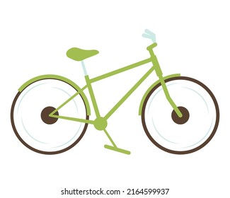 green bicyle sport style icon