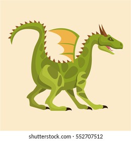 green big dragon wing tale
