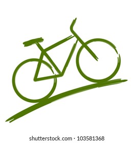 Green bike