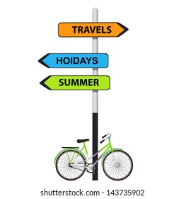 green bike with white background
