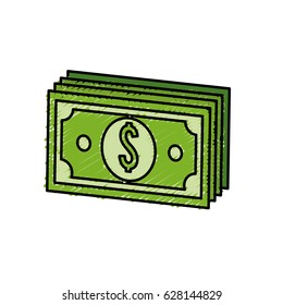 green bills dolar money