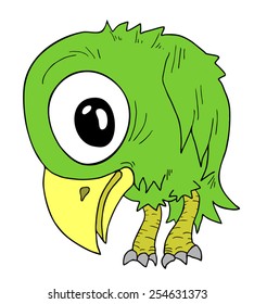 Green bird