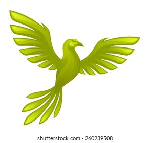 Green bird