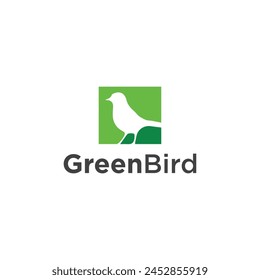 Green Birds Logo Design einfach