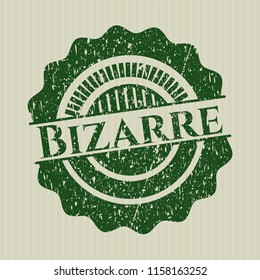 Green Bizarre rubber stamp