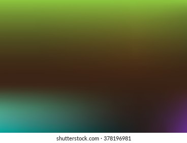 Green with black abstract background