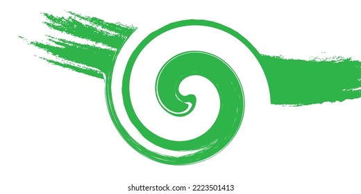 abstrakter grüner und schwarzer Hintergrund. Wirbelwinddesign