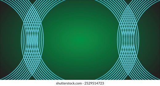 green black Abstract geometric lines on dark green background.  Suit for cover, poster, banner, brochure, header, and website.