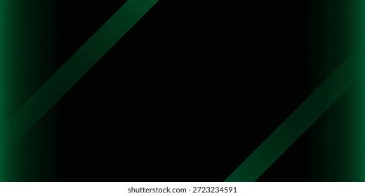 Anuncio Horizontal abstracto negro verde con fibra de carbono hexagonal.