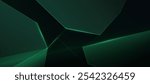 green and black abstract polygon luxury background vector,technology innovation background