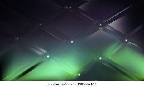 Green and Black Background Illustration