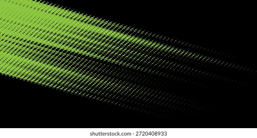 Verde Negro Cepillo Envolver Patrón de pegatina de coche Anuncio abstracto Líneas deportivas Negro Verde Combinación de color Cepillo grunge Patrón moderno Carreras Automovilismo Diseño de Vector.