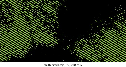 verde negro cepillo abrigo coche pegatina patrón abstracto Anuncio líneas deportivas negro verde combinación de color grunge cepillo moderno patrón racing motorsport diseño de Vector, Eps 10.