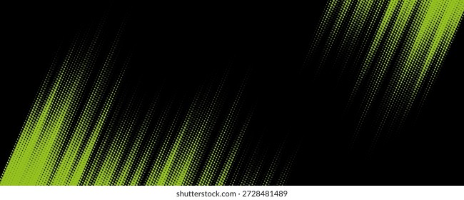 grün schwarz Pinsel Wrap Auto Aufkleber Muster abstrakte Banner sportliche Linien schwarz grün Farbe Kombination Grunge Pinsel modern.