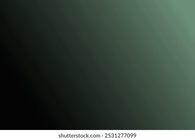 Green and black color gradient effect abstract background
