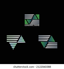 Green and Black Colored Logo Design For Any Kind of Use