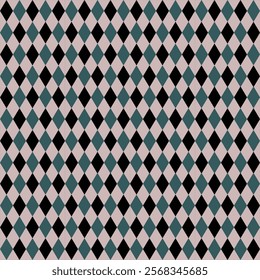 Green and black diamond. diamond pattern background. diamond background. Seamless pattern. for backdrop, decoration and more