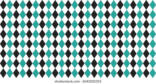 Green and black diamond. diamond pattern. diamond pattern background. diamond background. Seamless pattern. for backdrop, decoration, Gift wrapping