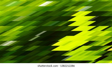 Green and Black Geometric Shapes Background