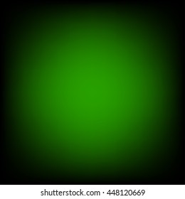 Green Black Gradient Blur Empty Space Background  Vector Illustration