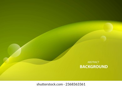 Green and black gradient color abstract background. Vector illustration	