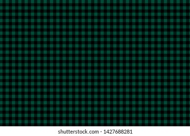 Green Black Lumberjack plaid seamless pattern. Texture for plaid, tablecloths, clothes, shirts, dresses, paper, bedding, blankets, quilts and other textile products. Vector EPS 10