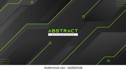 GREEN AND BLACK Modern ABSTRACT BACKGROUND PRESENTATION